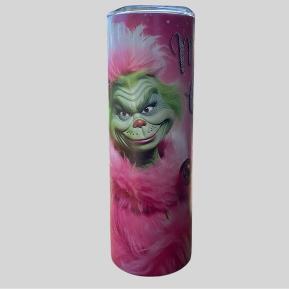 Christmas Tumbler Mrs Grinch 20oz Gift  NEW - Picture 2 of 6